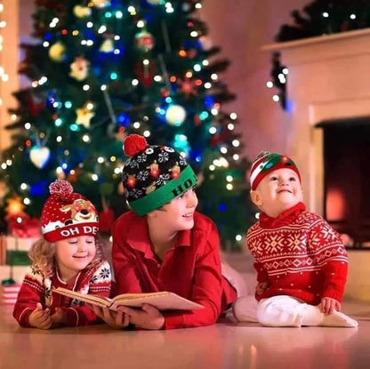 Gorro Navideño  Variado con pompon