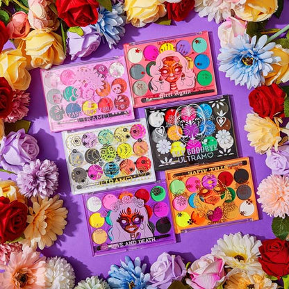 Paleta de Sombras Tipo Acuarela Edicion Dia de Muertos ULTRAMO variado