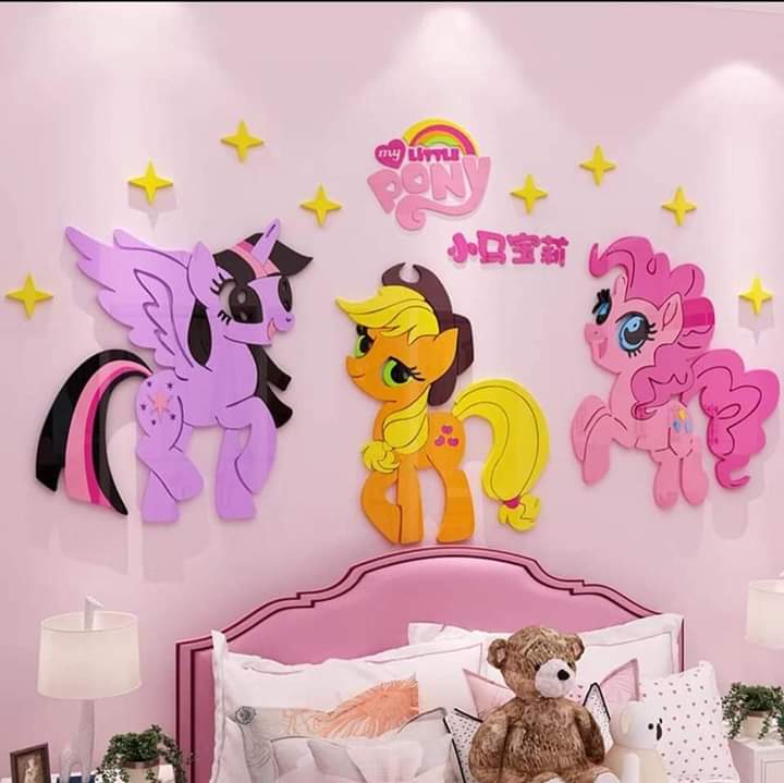 Piezas Armables Decorativas Little Pony