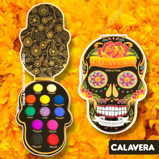 Paleta de Sombras Calavera Make Up Magic