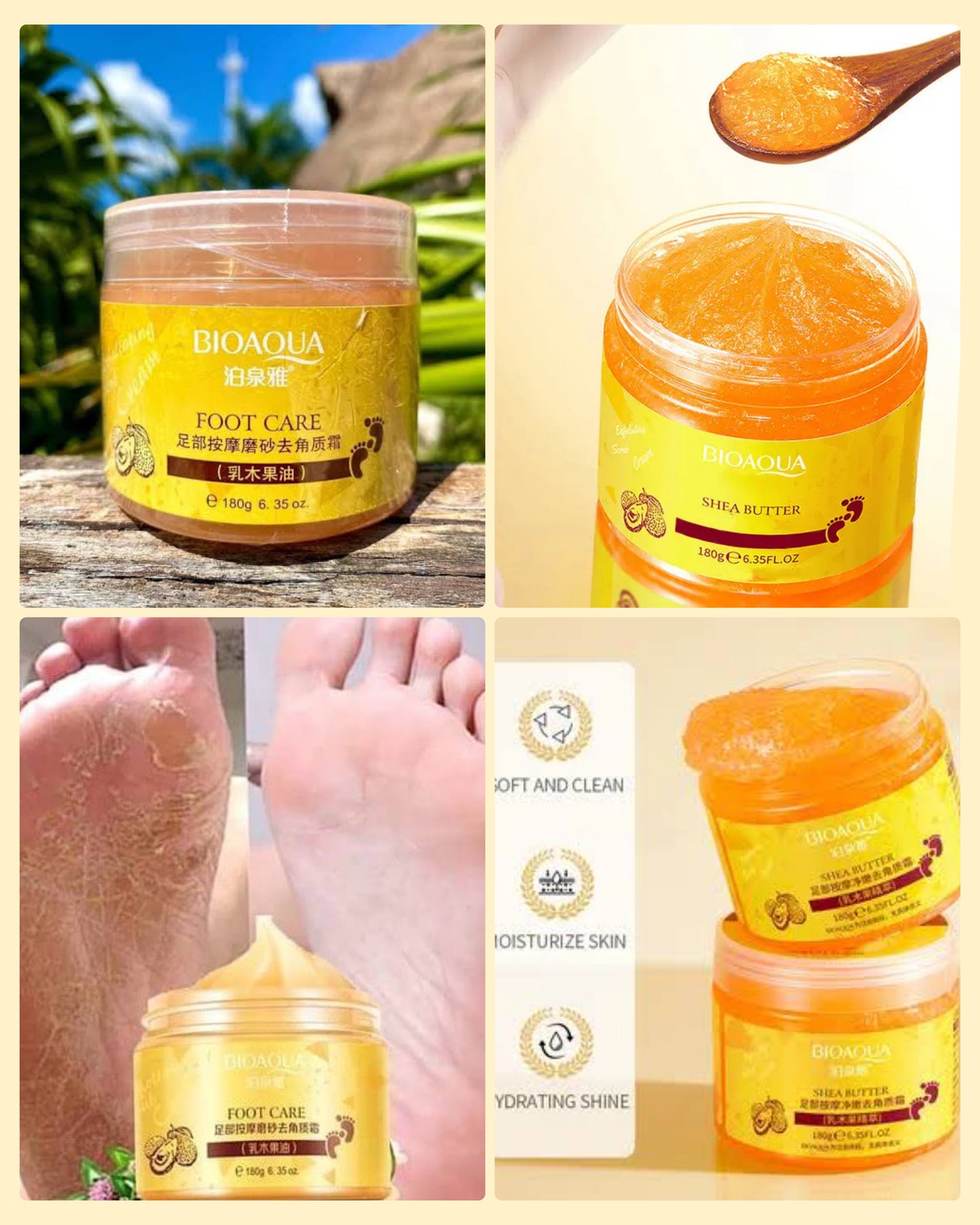 Exfoliante de pies original Bioaqua