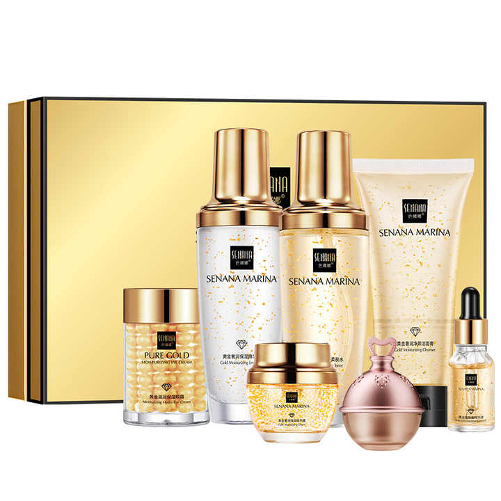 Box skin care anti-edad gold luxury (9pzs)