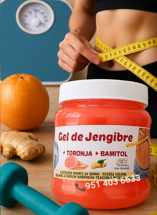 Gel reductor corporal de jengibre+toronja+bamitol DVITA