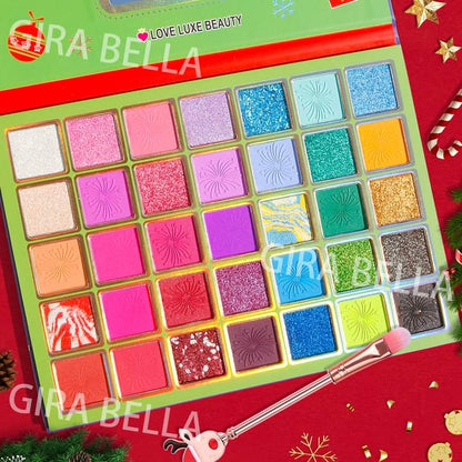 Paleta de sombras Feliz Navidad Love Luxe