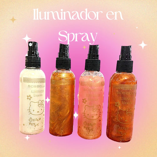 Iluminador Liquido en Spray Kitty Variado