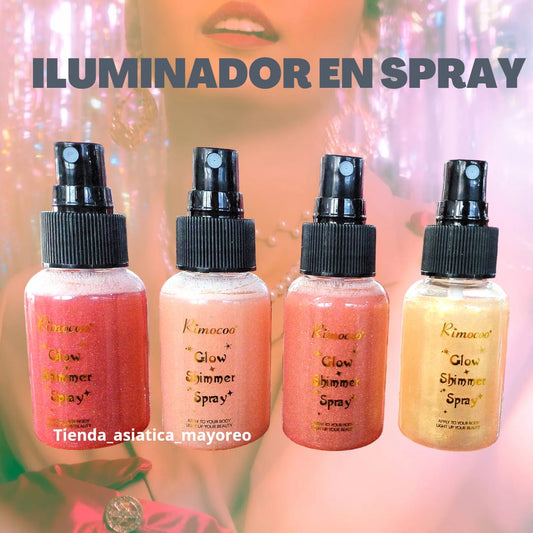 Iluminador en Spray Glow Kimcoco Variado