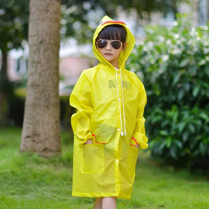 Impermeable infantil figuras kawaii variado