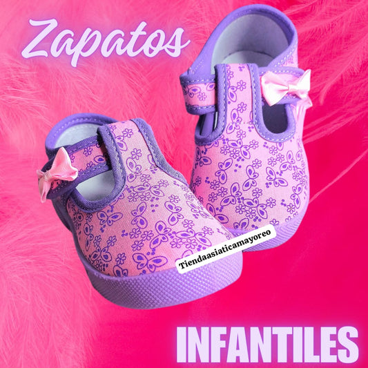 Zapato BG Infantil Diseño Mariposas