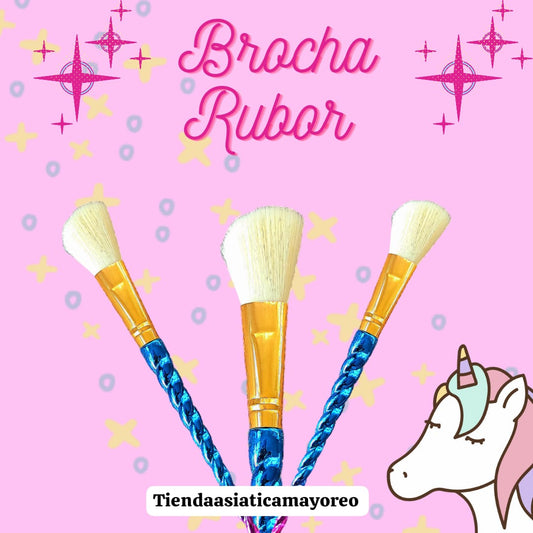 Brocha Unicornio Rubor Bicolor