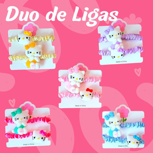 Duo de Donas para el Cabello Kitty Variado