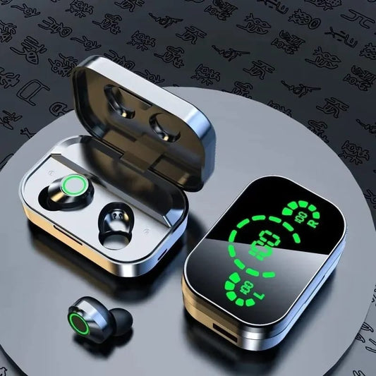Audifonos Bluetooth, Sensor Touch + Bateria Recargable para cargar Celular PREMIUM
