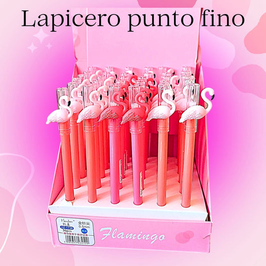 Lapicero Punto Fino Flamingo 0.5mm Variado