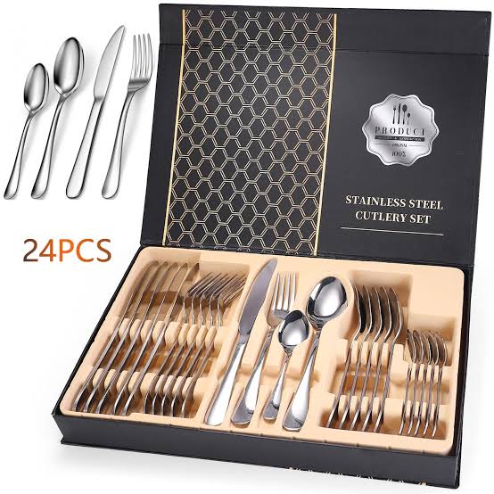 Set de Cubiertos 24 pzs (6 Servicios)