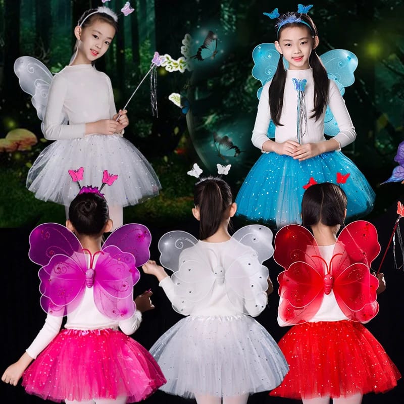 Traje Mariposa Infantil Variado