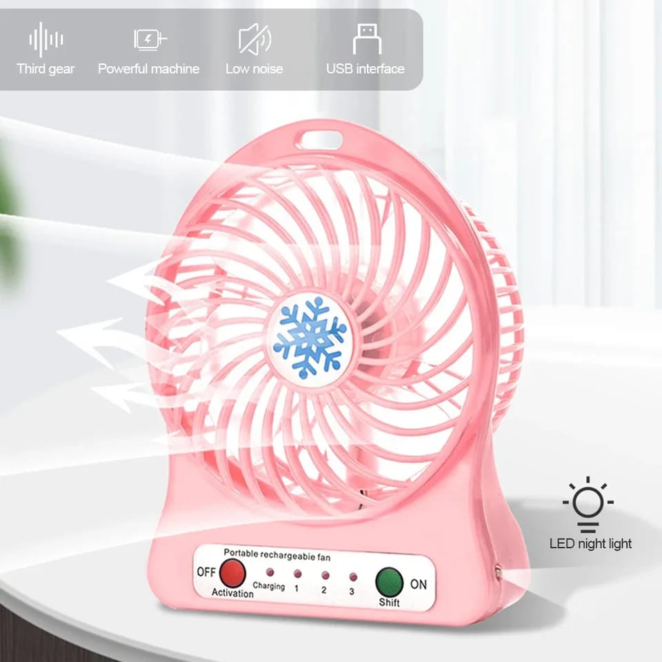 Mini Ventilador de Escritorio Portatil Variado