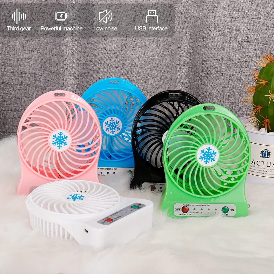 Mini Ventilador de Escritorio Portatil Variado