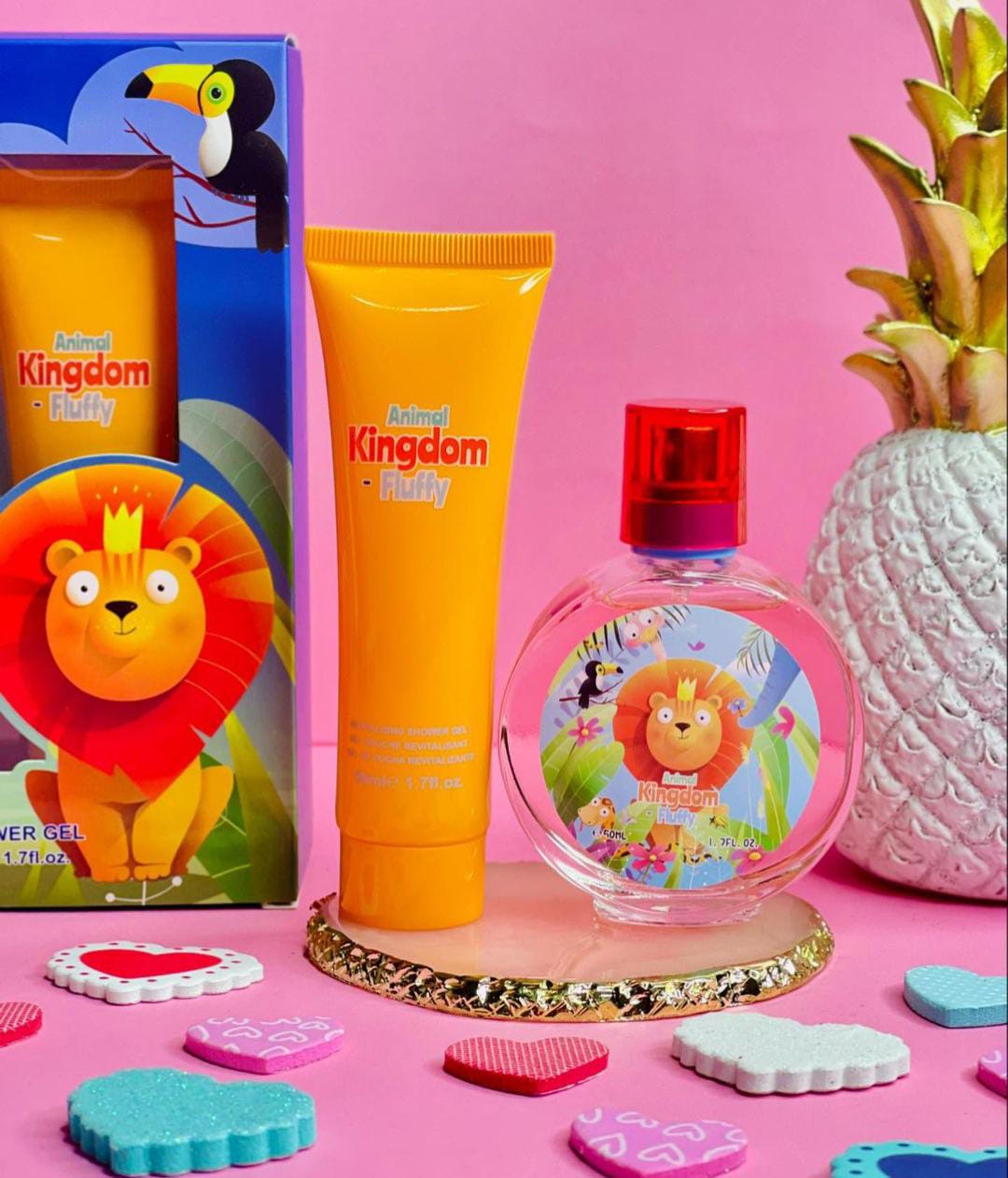 Duo infantil animal kingdom perfume+ crema VVLove Variado