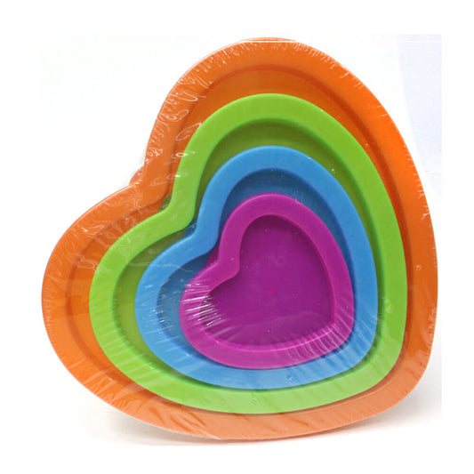 Set molde en forma de corazón 4 piezas