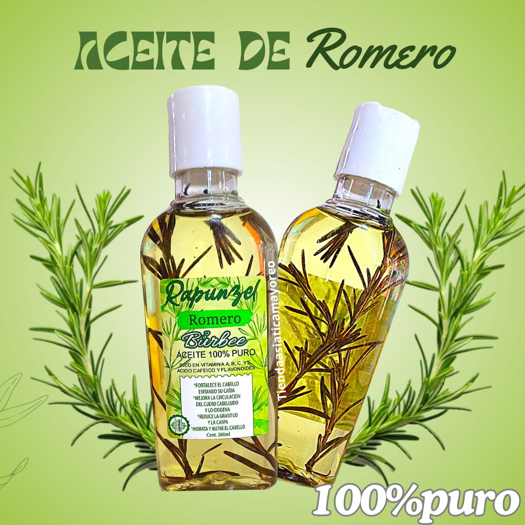 Aceite para cabello fortalecedor de romero 100% puro Rapunzel