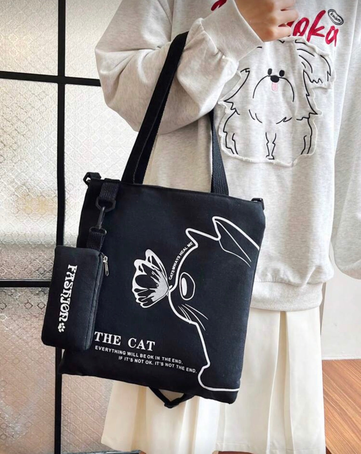Bolsa de mano de lona