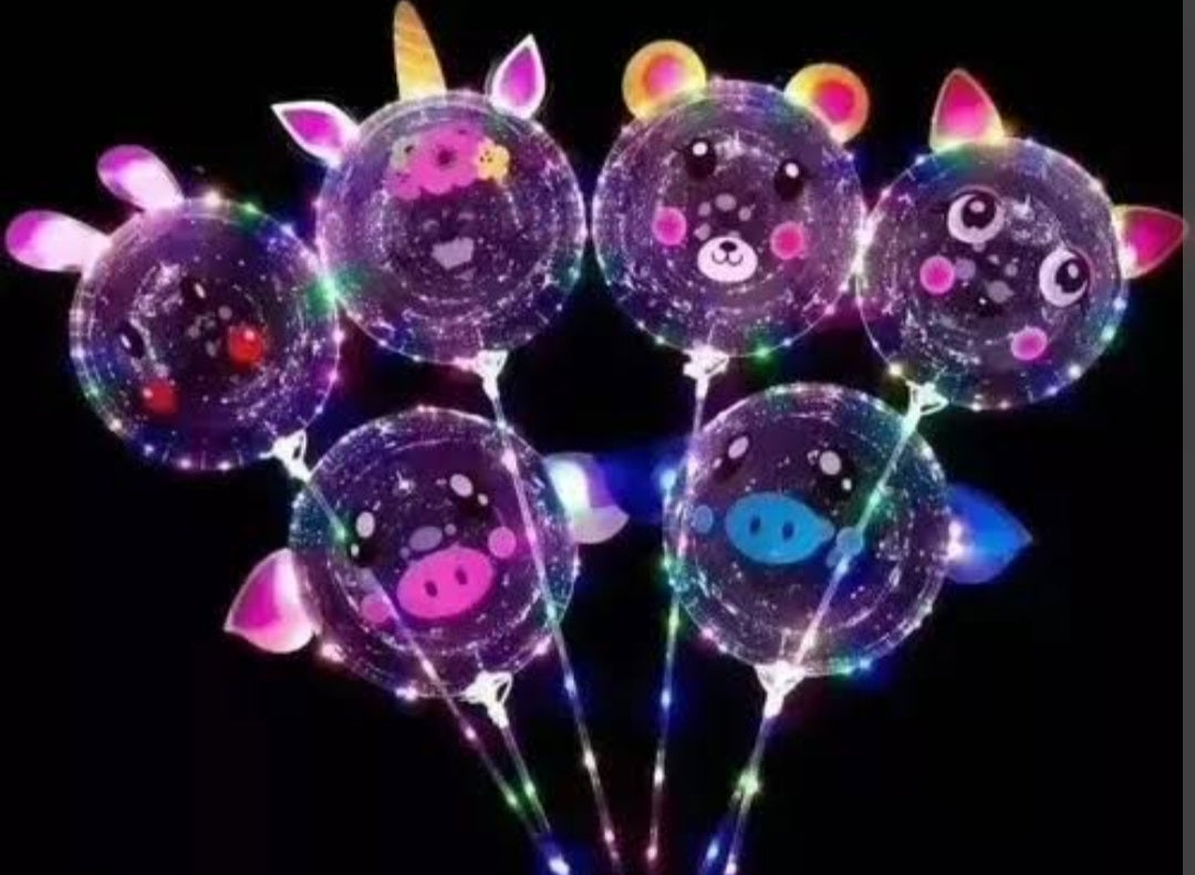 Globo Kawaii con Luz Led Variado