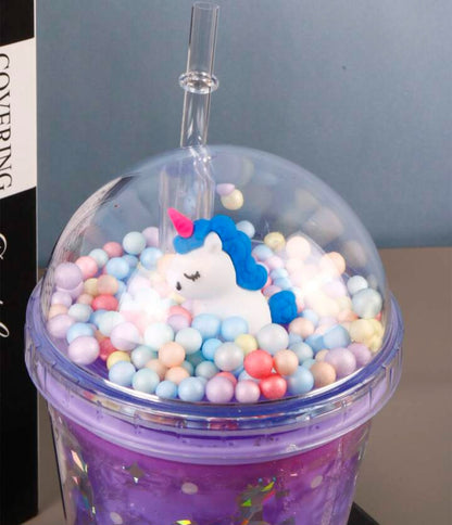 Vaso led confeti unicornio 🦄