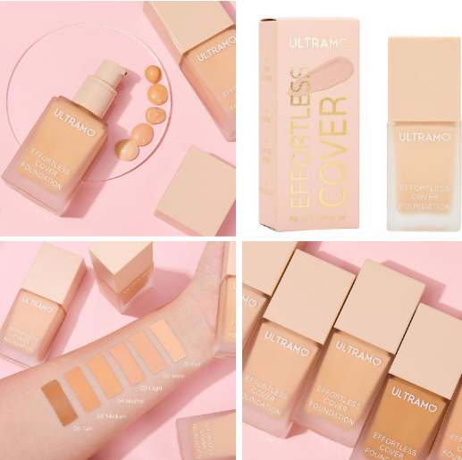 Base de maquillaje liquida Effortless Cover ULTRAMO 42ML