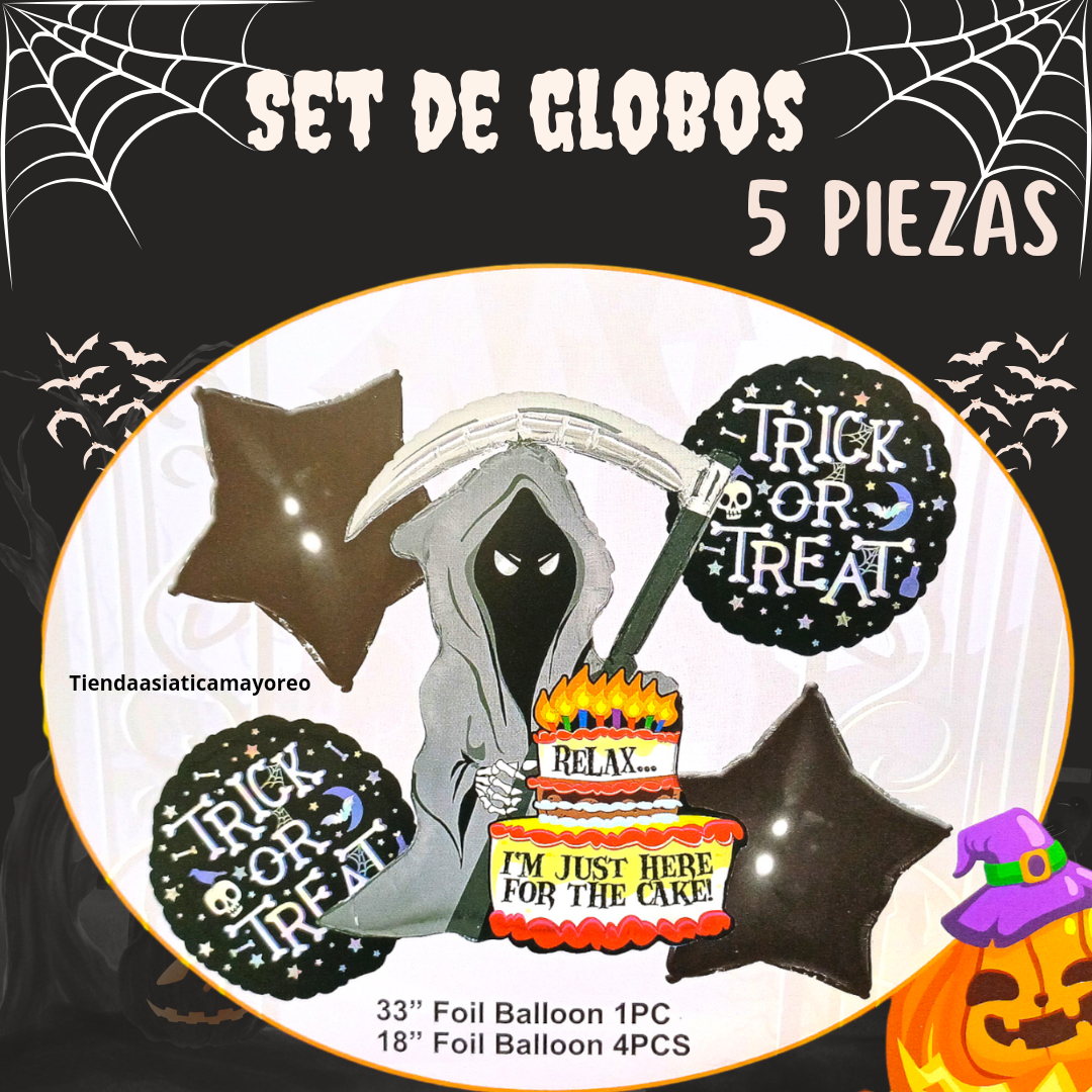 Kit de Globos Edicion  Halloween Variados