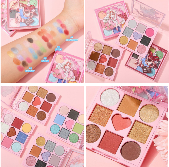 Paleta de sombras 9 tonos muñequitas ULTRAMO variado