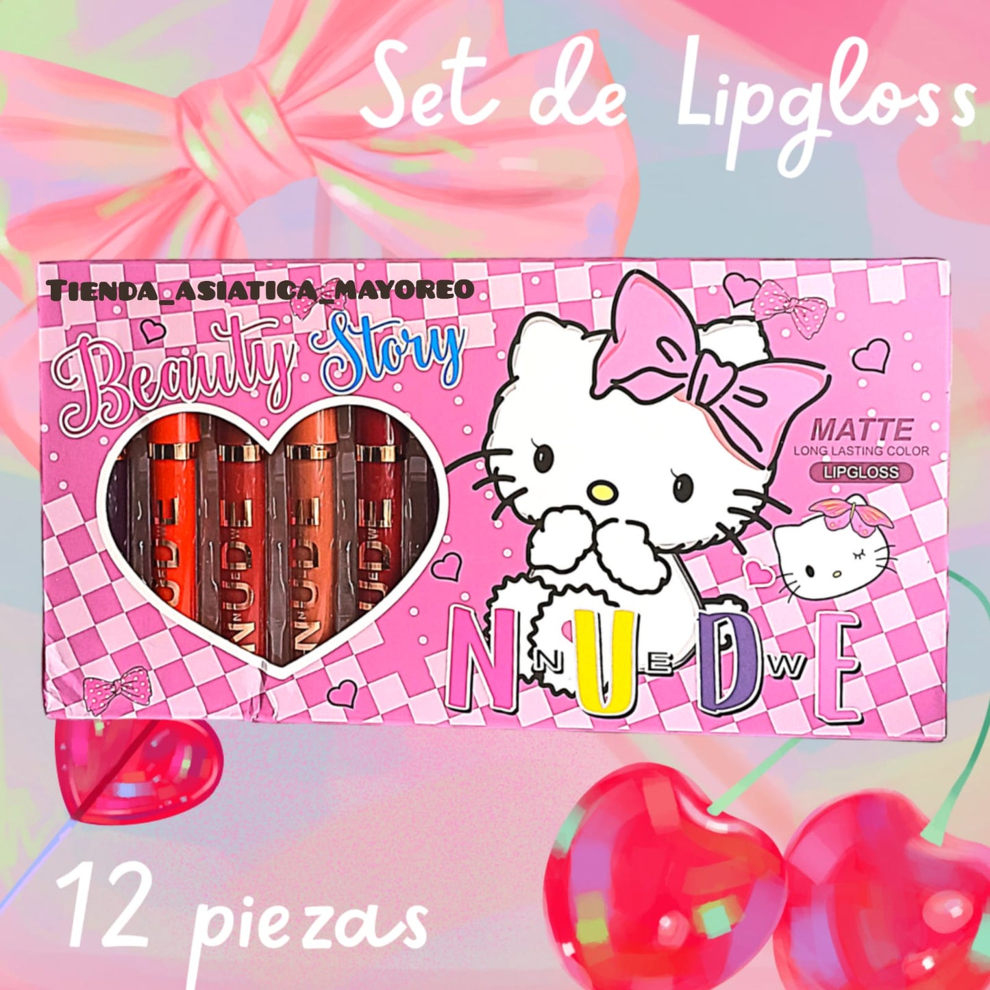 Set de Lipgloss 12pzs  Matte