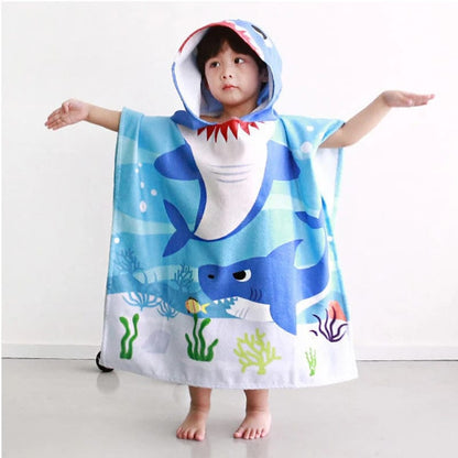 Toalla Tipo Poncho Infantil Variada