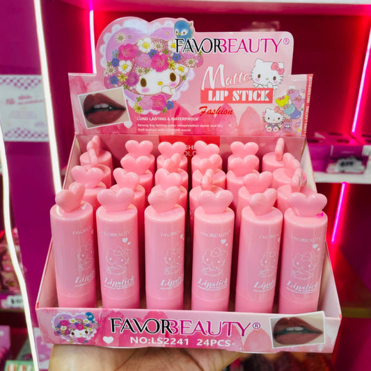 Labial en barra kitty love variado