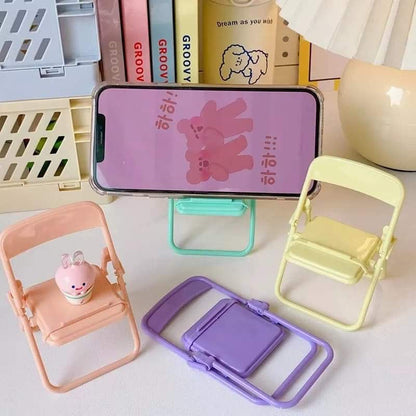 Mini silla Kawaii para celular variado