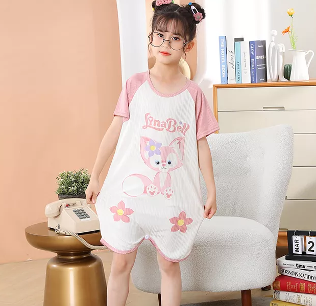 Pijama infantil kawaii tipo overol + de 10 modelos