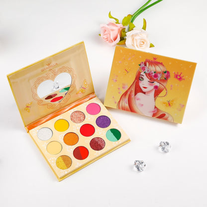 Paleta de Sombras Holograma Princesas Girabella