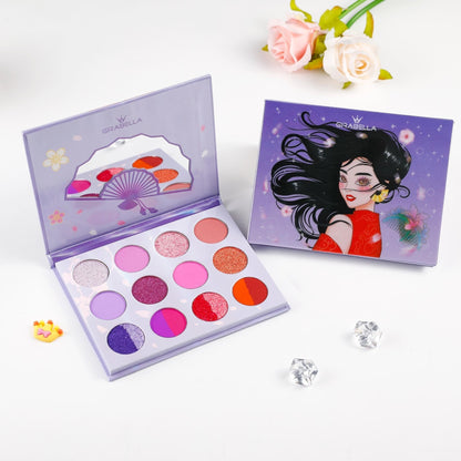 Paleta de Sombras Holograma Princesas Girabella