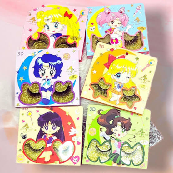 Pestañas princesa Sailor variada Love Luxe