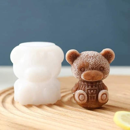 Molde para hielo en forma de oso pequeño