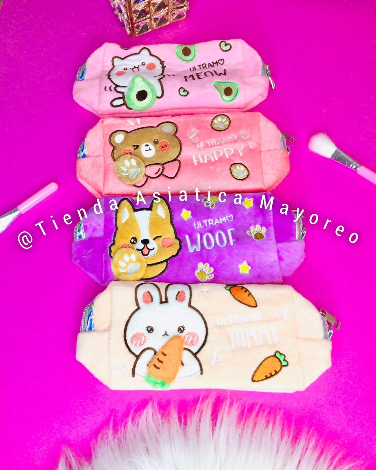 Lapiceras Kawaii Animalitos ULTRAMO 🐾 💜