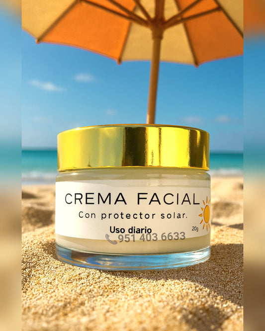 Crema Facial con protector solar DVITA