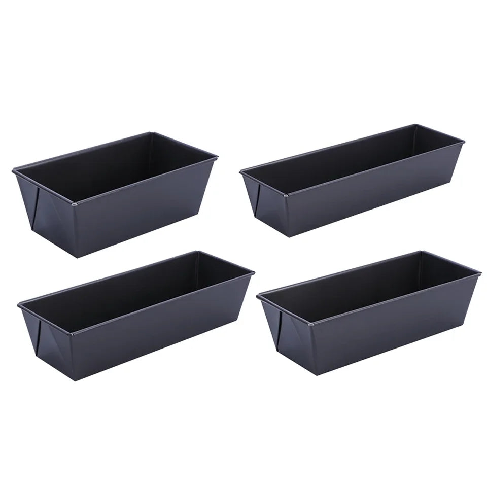 Set de moldes rectangulares para pastel 4 pzs (20cm,25cm,30cm,35cm)