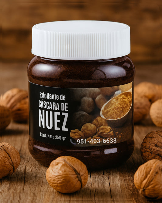 Exfoliante corporal de cáscara de nuez DVITA