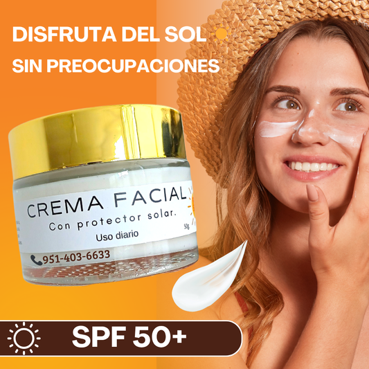 Crema Facial con protector solar DVITA