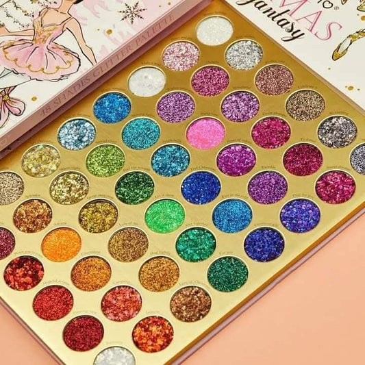 Paleta de sombra glitter 48 tonos cascanueces ULTRAMO