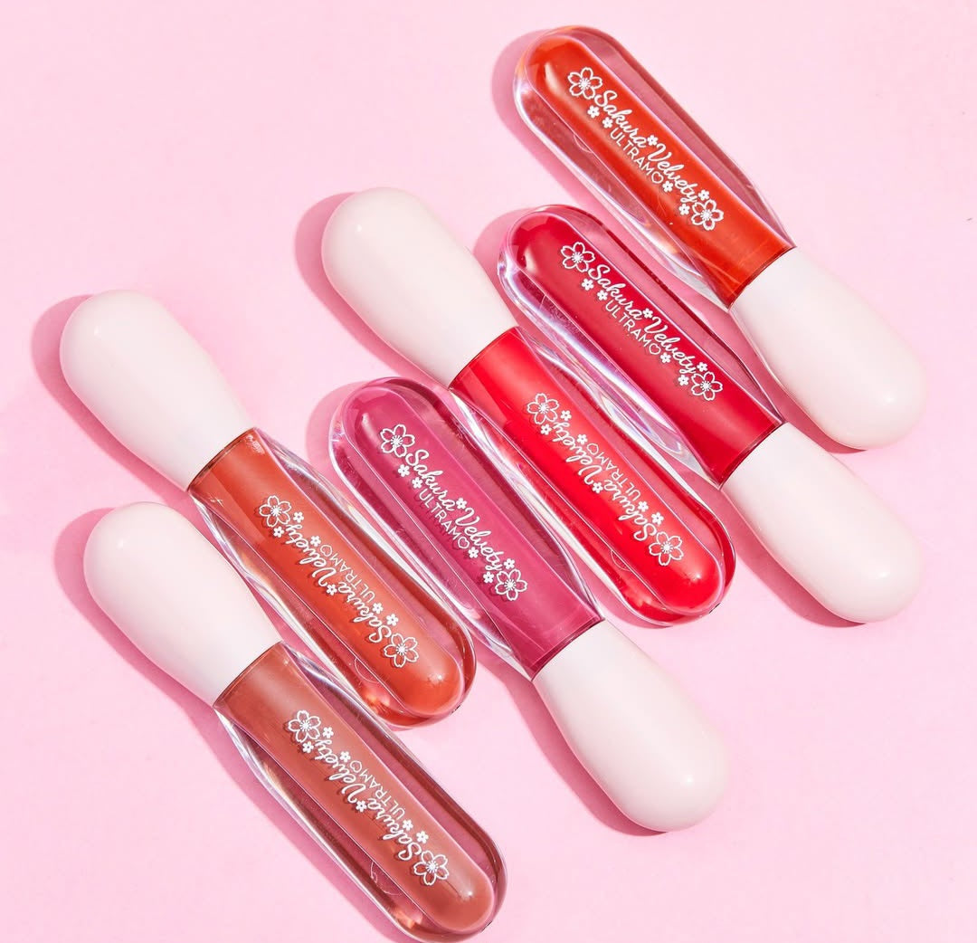Caja de 12 piezas de labial liquido  Sakura Velvety ULTRAMO