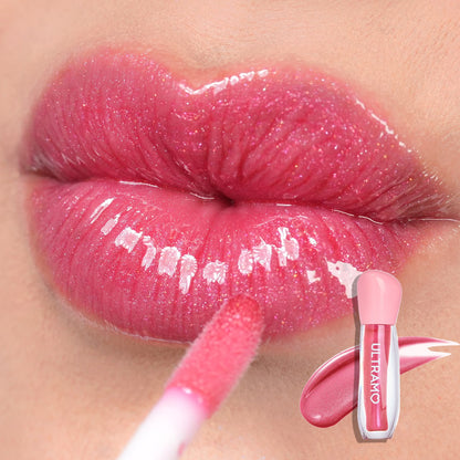 Caja de 12 piezas brillo labial acabado luminoso ULTRAMO