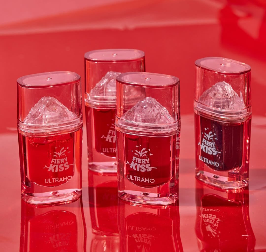 Caja de 12 piezas de tinta labial  Fiery kiss ULTRAMO
