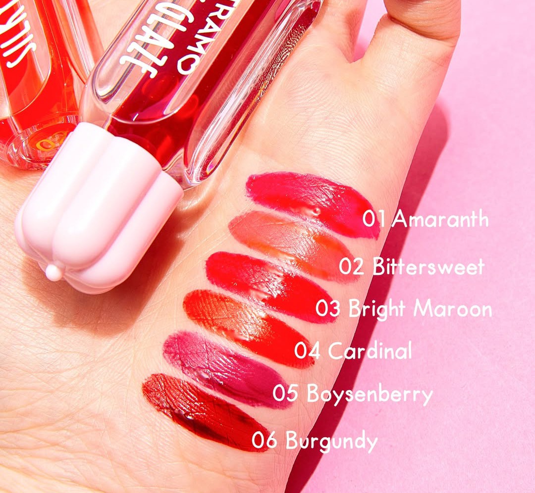 Caja de 12 labiales liquidos Silky glaze ULTRAMO