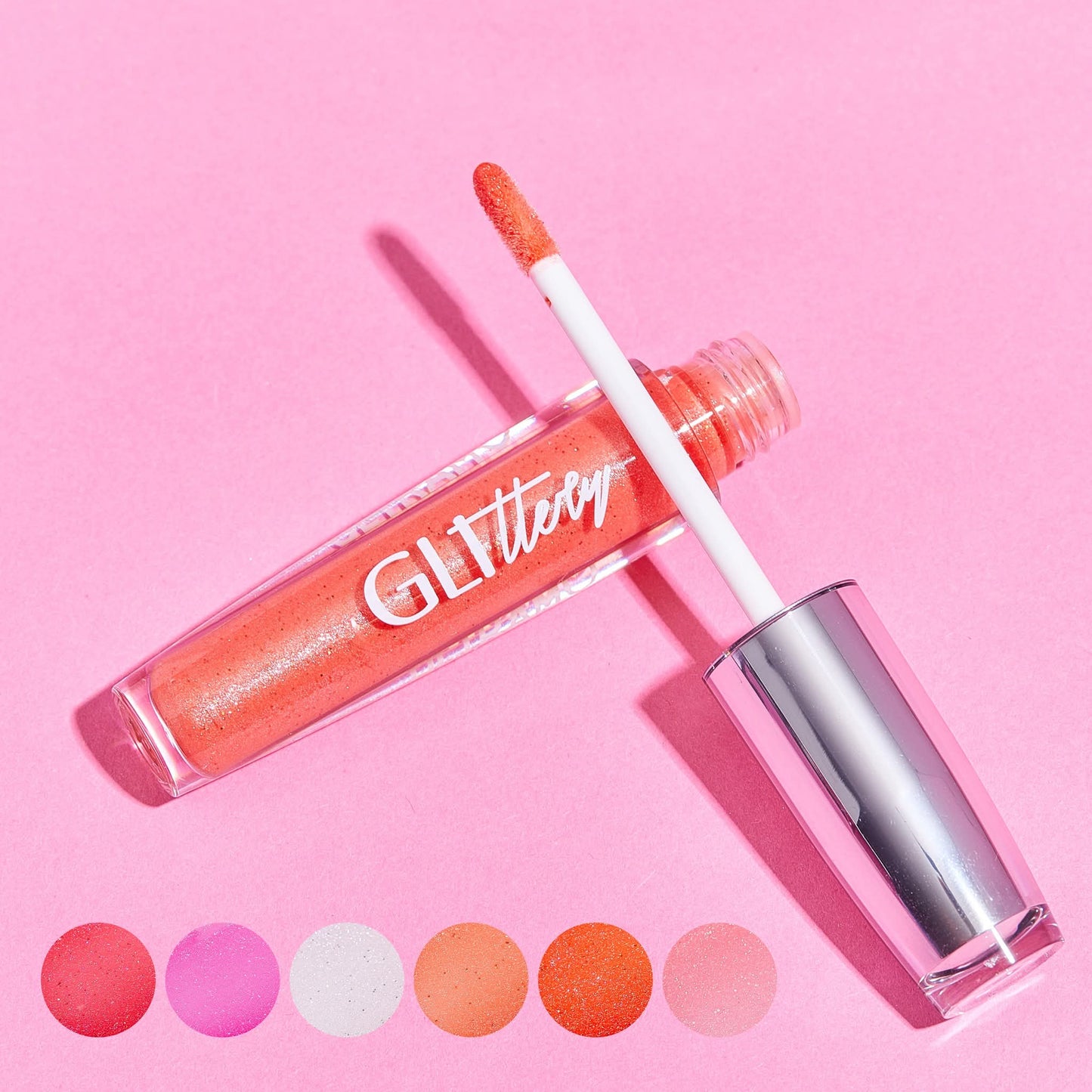 Caja de 24 piezas de brillo labial con destellos finos Glittery ULTRAMO