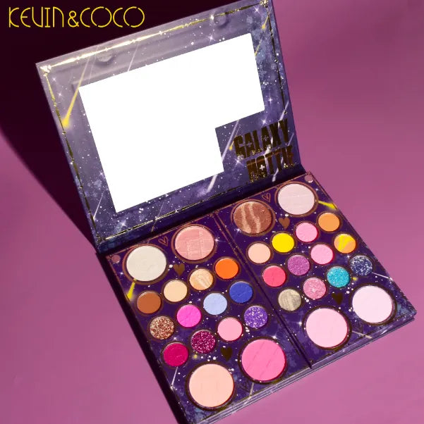 Libro de Sombras 80 Tonos Chica Pink  Galaxy Hottie Kevin & coco